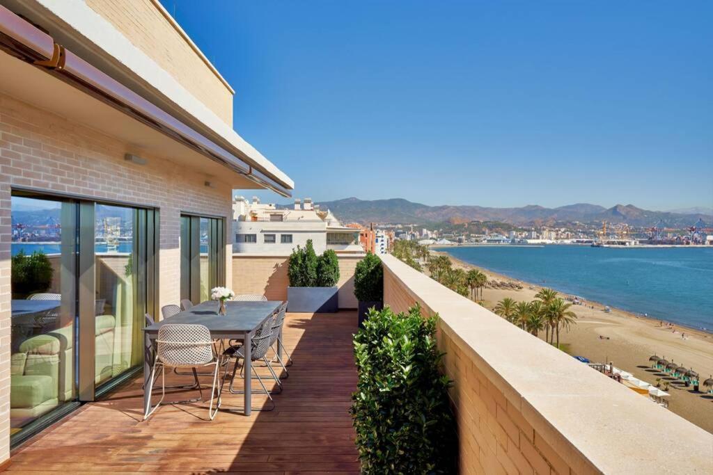 D&R Penthouse On The Beach Apartment Malaga Exterior photo